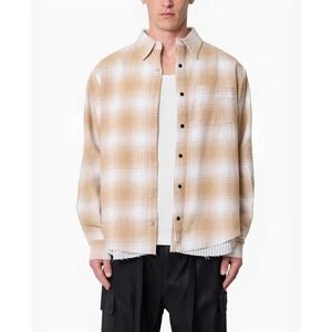 MNML double layer vintage button up  True to size 3XL